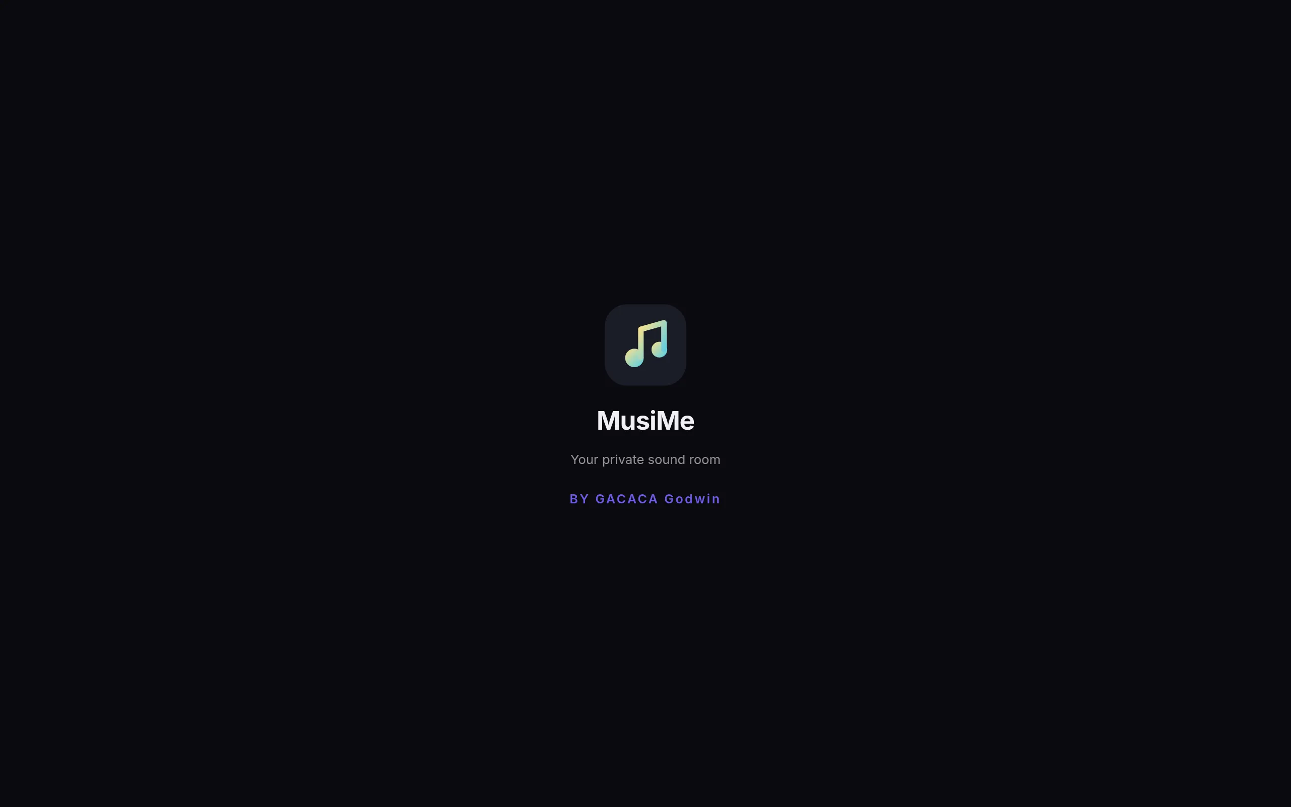 MusiMe — screenshot